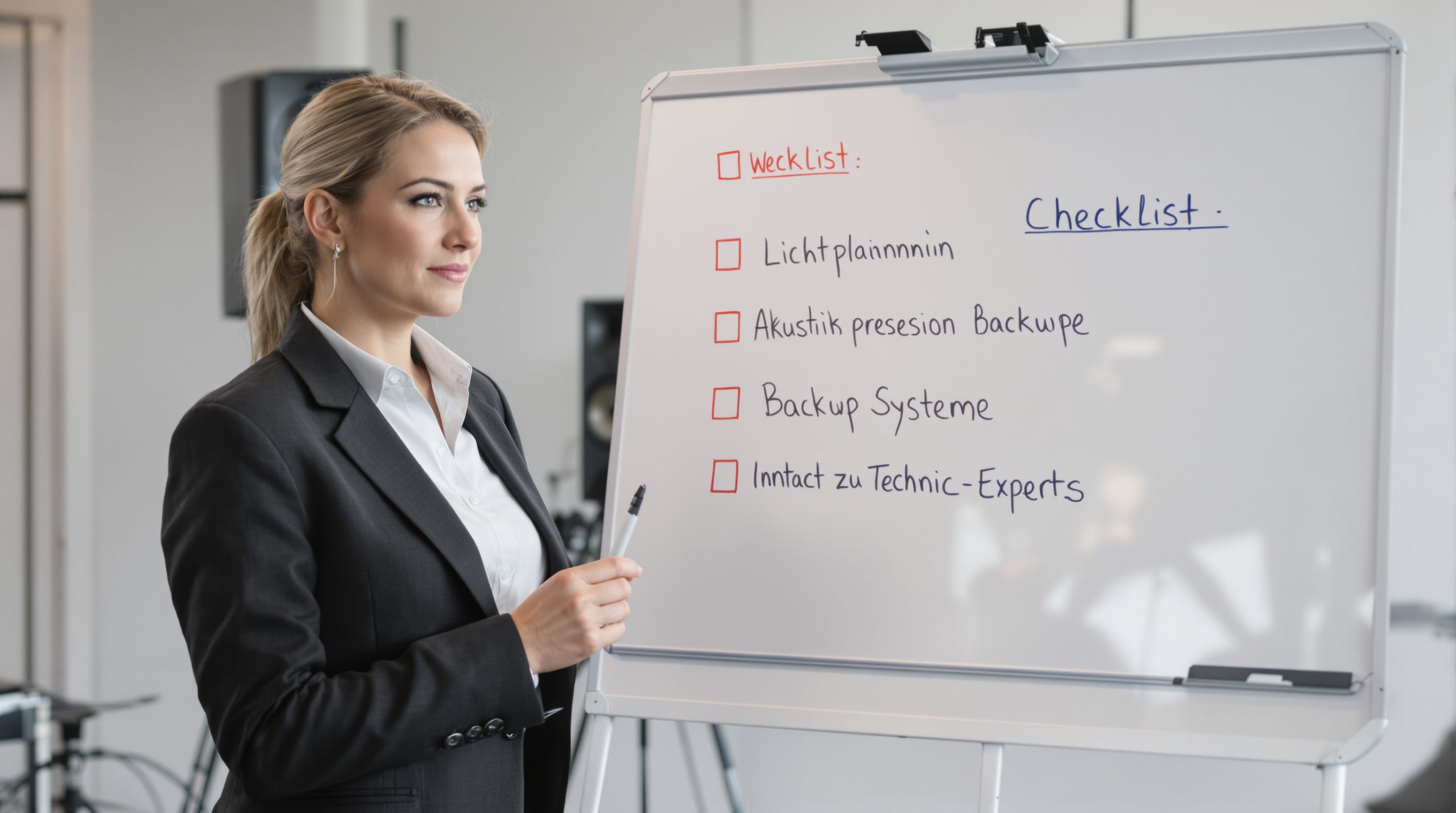 Veranstaltungstechnik für Firmenevents: Die ultimative Checkliste für einen reibungslosen Ablauf